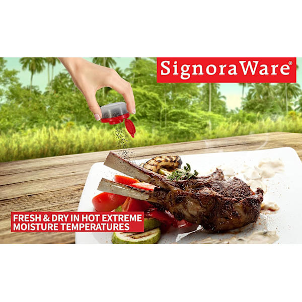 2 stk BPA-fri klare plastik salt- og pebershaker, Rejsekit