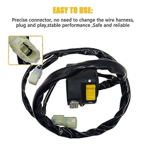 Start Light Kill Switch til Honda TRX400EX Fourtrax Sportrax 400 Forlygte Start Stop Samling