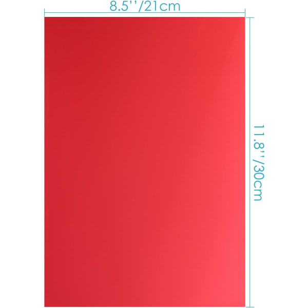 Ljuskorrigerande gel - Transparent färg, 30 x 20 cm - 9 ark