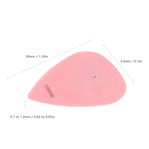 4 st Magnetiska Gitarrplektrum Plast Bekvämt Grepp Spetsig Framände Professionell Gitarrplektrum Ersättning