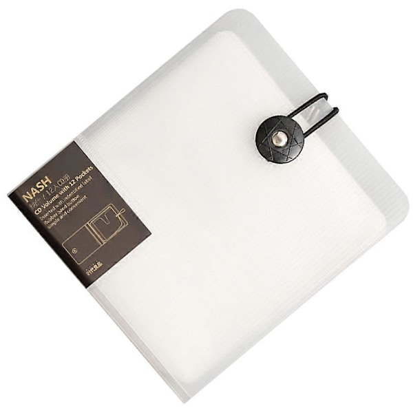 CD Etui Binder 12-Kapacitet CD Opbevaringsbog CD Opbevaringsbeholder CD Organizer
