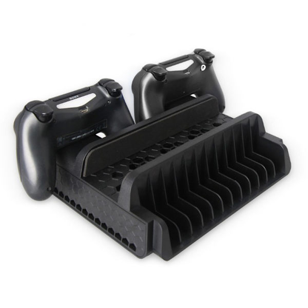 PS4 Stativ med PS4 Kjøleventilator for Playstation 4/PS4 Slim