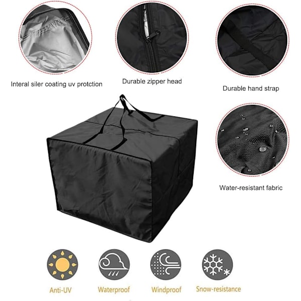 Pudeopbevaringspose - Holdbar 210D Havepuder Opbevaringspose