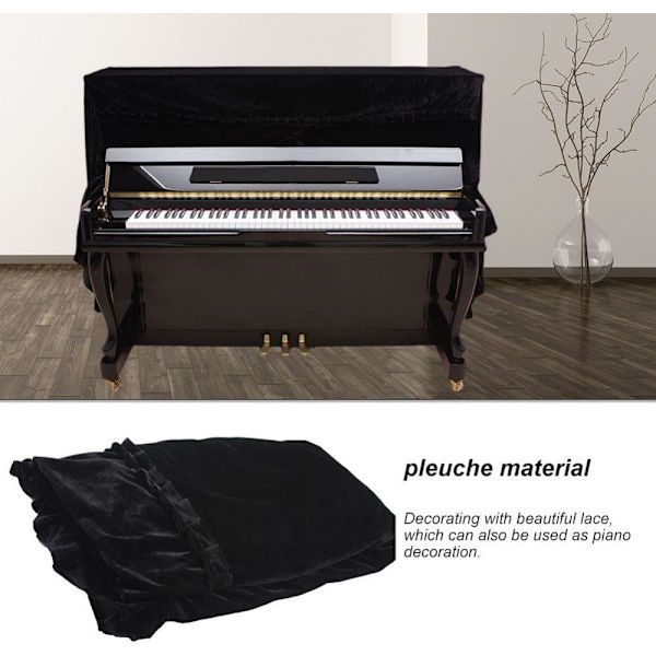 Grand Piano Trekk Velvet Piano Trekk Full Piano Trekk Stoff Ple
