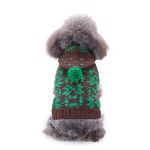 #Joulukoiran ja -kissan turtleneck-huppari, XXL#