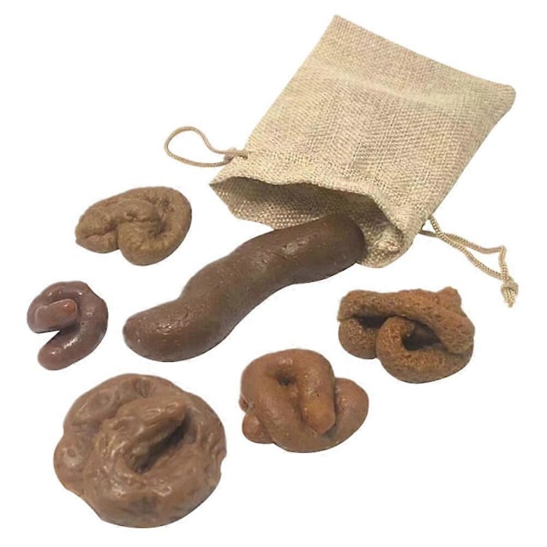 1 Set Imitationsbajsleksak Dekorativa Bajsrekvisita Skämtleksak (Choklad)