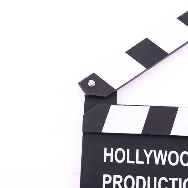 Hollywood movie clapboard, Black Wood Director Board träfoto