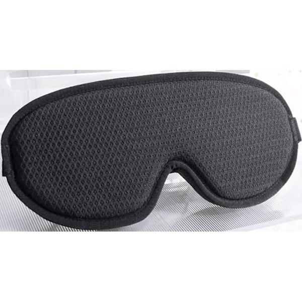(svart) Sömnmask, Nattmask Män/Kvinnor, Andningsbar Bekväm 3D