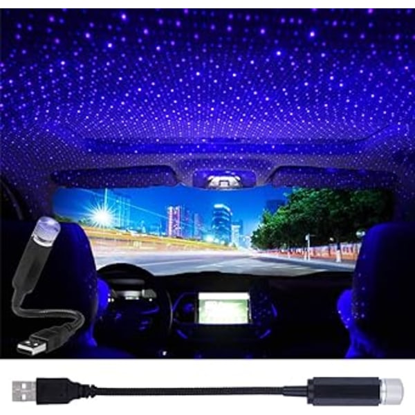 USB Star Projector Night Light, Car Roof Lights, Portable Adjust