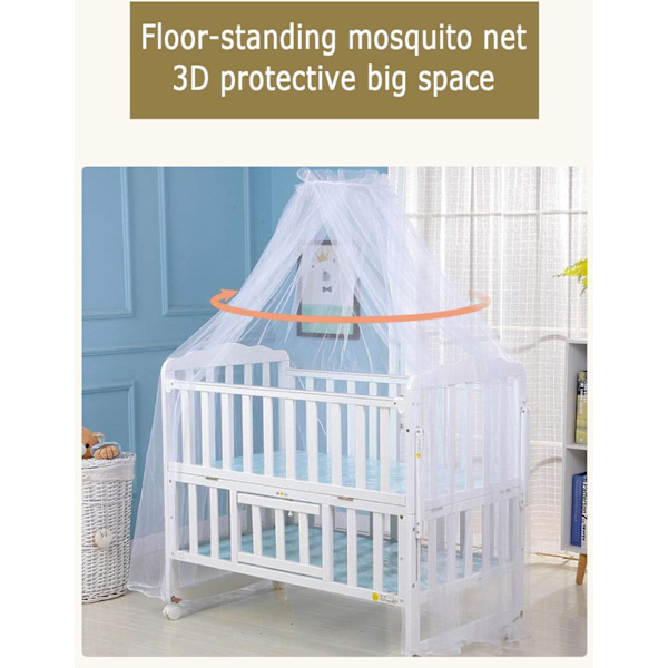 *Baby Myggnät Polyester Säng Spjälsäng Baldakin Princess Nyfödd Mult*