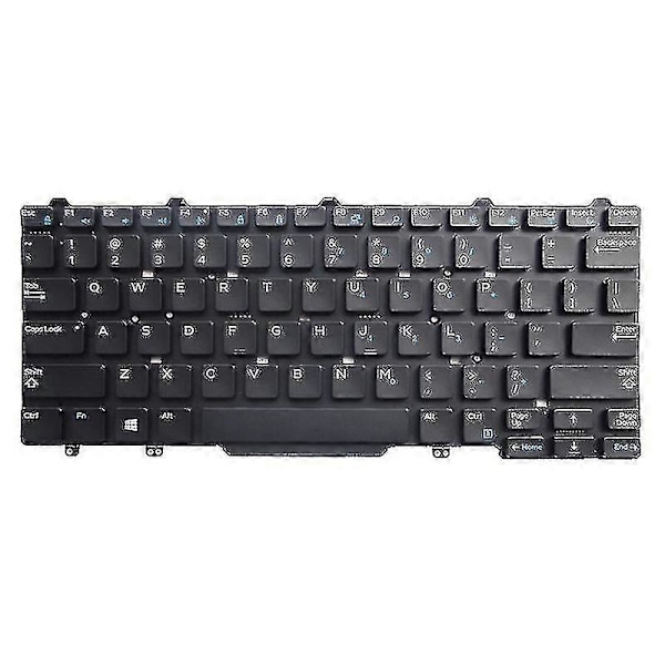For Dell Latitude 3340 E7450 E5450 E7470 E5470 Laptop US Erstatningstastatur