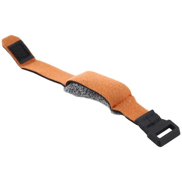 Gitarrband Strängdämpare Banddämpare Gitarrband Wrap Justerbar Gitarrbalk Tejp för Gitarrbas Orange
