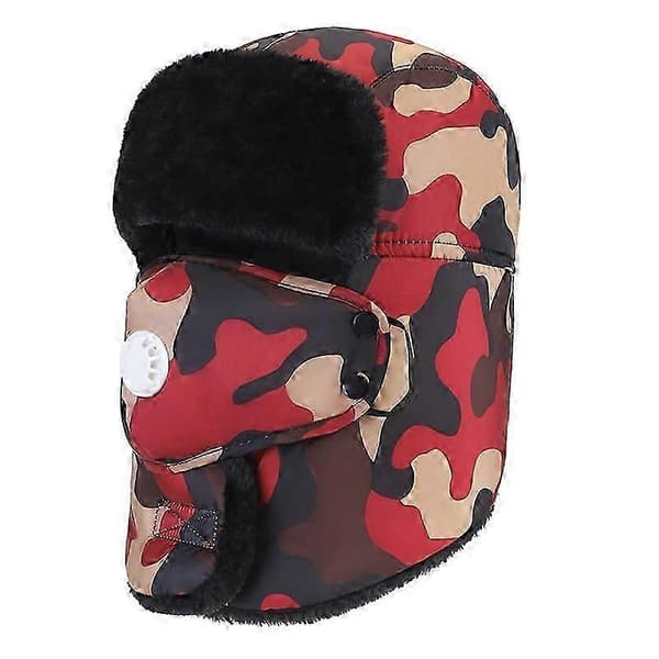 Vinter udendørs hold varm Unisex Aviator Trooper øreklap Ski Hat