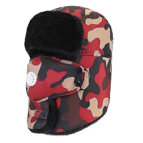 Vinter utomhus håll varm Unisex Aviator Trooper Öronlapp Skidmössa