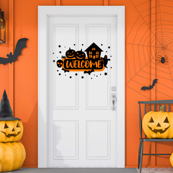 #Halloween vægklistermærke, 25 x 40 cm, 1 stk#