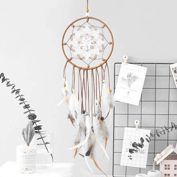 *Pearl Rare Dream Catcher - Colorful Dreamcatcher Good Dream Catcher 15cm Ring Diameter*