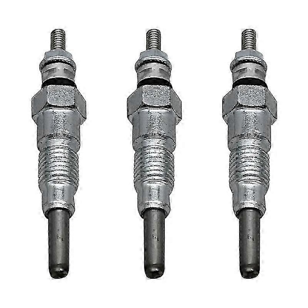 3 stk. 15951-65510 1595165510 15951-65512 Motorvarmer Gløderør 10 mm til Kubota Motor D650 D750 D