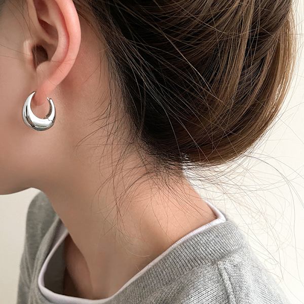 #Monipuoliset metalliset riipuskorvakorut, hopea, yksi pari#