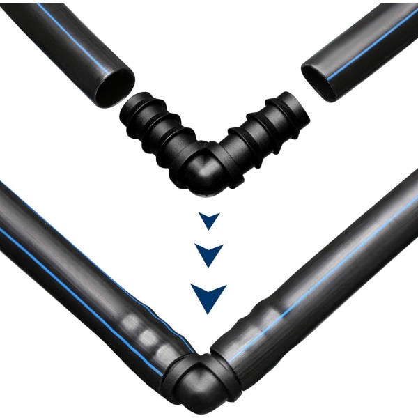 Maitys Slangekoblinger til 16 mm Vandingsystem (Albue)