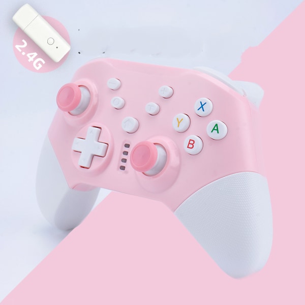 /#/(Pink) Wireless Bluetooth game controller suitable for multiple platforms/#/