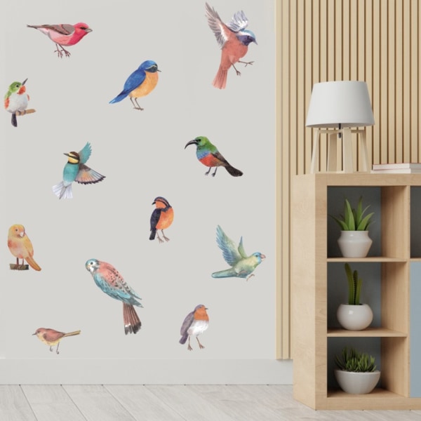 #Little Birds (Pienet) Seinätarrat Seinämaalaus Tarrat Makuuhuoneen Lasten Päivähoito Olohuoneen seinäliima kotiin#