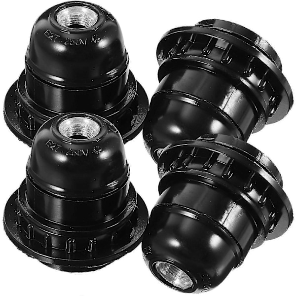 4 stk. lampefatningsudskiftning E27 DIY lampefatning industriel lysholder