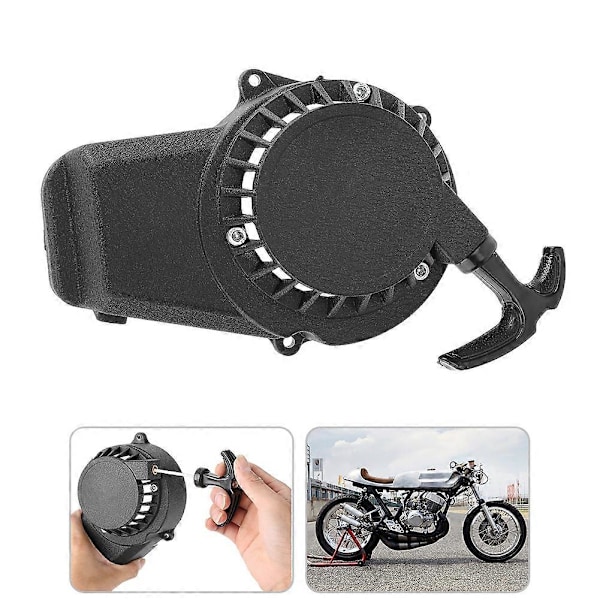 Dragstart av aluminiumlegering Passar 49CC 2-takts Motorcykel Biltillbehör