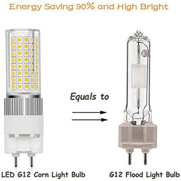 12W LED-majslampa med lock G12 12W 16W 20W 100-277V Metall Hali