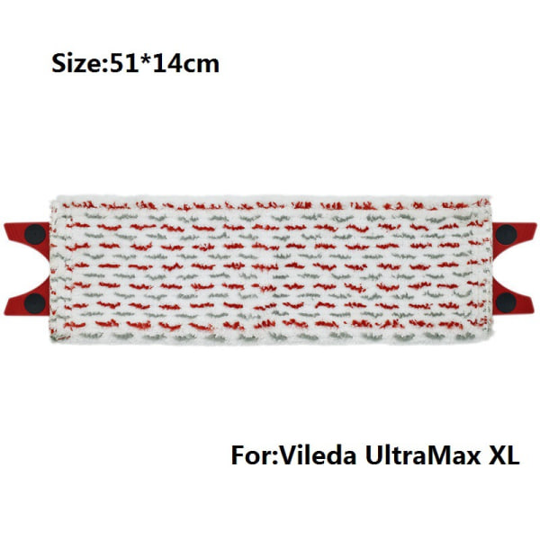 1 Ersättningsduk för Vileda UltraMax XL våt och torr plattmopp H