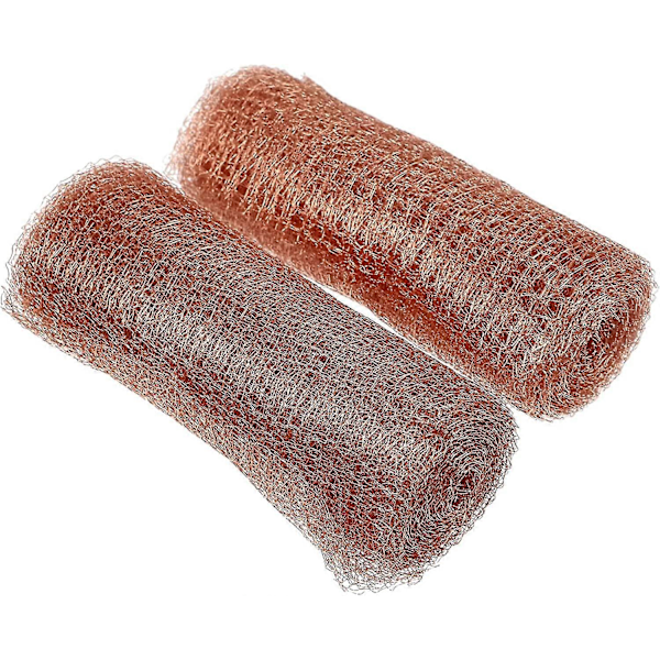Kopparnät Kopparblockerare Nät Stickat Nät Gap Lämpligt För Mus Fladdermus Snigel Fågel Skadedjursbekämpning (lila Koppar)(2st)