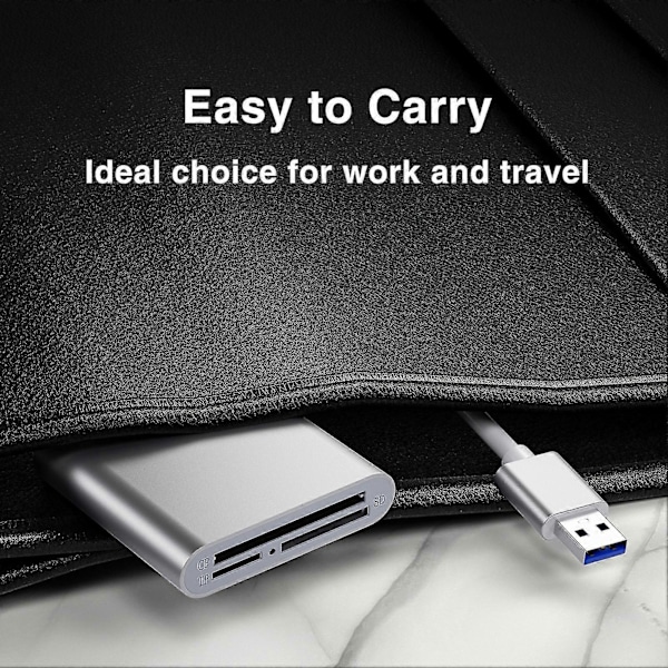 USB 3.0 til CF/SD/Storage Card 3-i-1 Kortlæser Plug-and-Play Højhastigheds Driverfri Flash Drive Disk Kortlæser Adapter