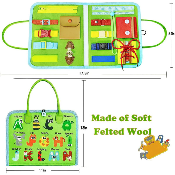 /#/Busy Board til småbørn, Montessori-legetøj til 1 2 3 4 år/#/