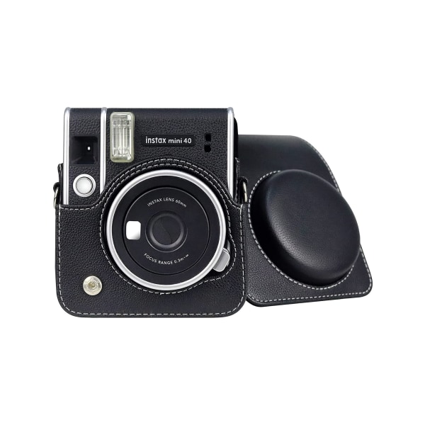 Black Camera Bag Cover for mini40 Instant Camera, Protective Pou