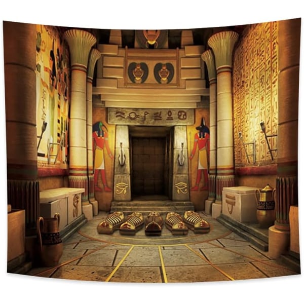 /#/150x130cm Antik egyptisk tapet Sfinx Anime Etnisk Patt/#/