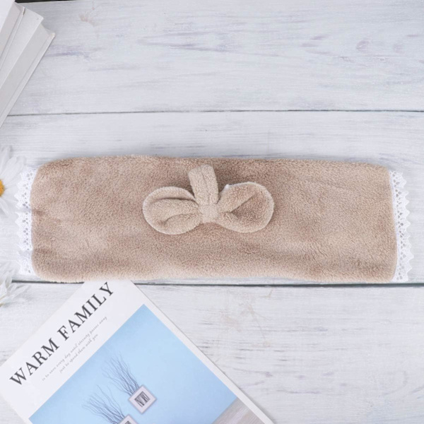 3-pack (Kaffe) Torkande Tvätthandduk i Korallfleece