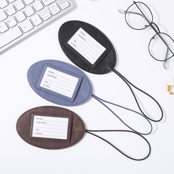 Matkatavaramerkit, 3 kpl PVC-matkatavaramerkkejä Matkatavaramerkit, Matkalaukku