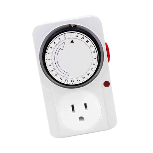 Timer Uttag Kompakt Mini för Lampor Dricksfontäner Luftkonditioneringar