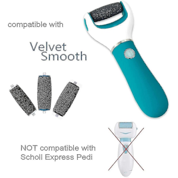 [9-pack] Scholl Velvet Smooth Pedi Ersättningsrullar Refills_wsh