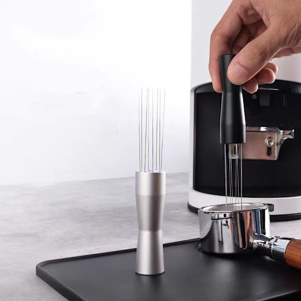 #Kaffestirre-Nålespender Kaffe Pulver Røringsværktøj Rustfrit Stål Espresso Kaffe Værktøj Kaffe Maskine Tilbehør til Espresso Dispensering#