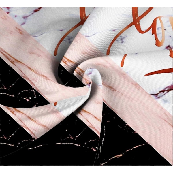 Sengesett for voksne, Dynetrekk, Elegant Rose Gold Marmor med Kjærlighet, 1 Dynetrekk 220 x 240cm + 2 Putetrekk 50 * 75 CM