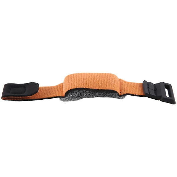 Gitarrband Strängdämpare Banddämpare Gitarrband Wrap Justerbar Gitarrbalk Tejp för Gitarrbas Orange