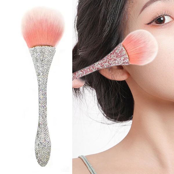 #Akryylikynsiharja Glitter Pehmeä Pölynpoistopöly Puhdistus - sininen#