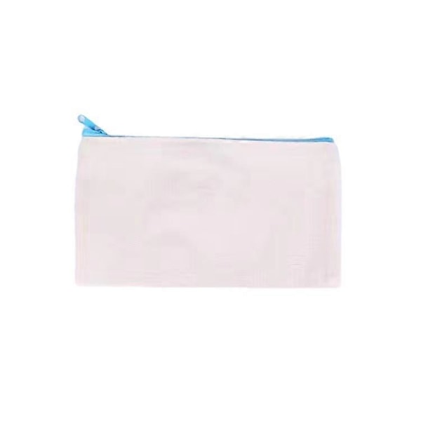 12 kpl Tyhjiä DIY-kasseja Kangaskynäkotelo Tyhjiä meikkipusseja - Kangaskynäpussi Irtotavarana Kangas Kosmetiikkalaukku Monikäyttöinen Matka-wc-laukku 21 x 12,7 cm