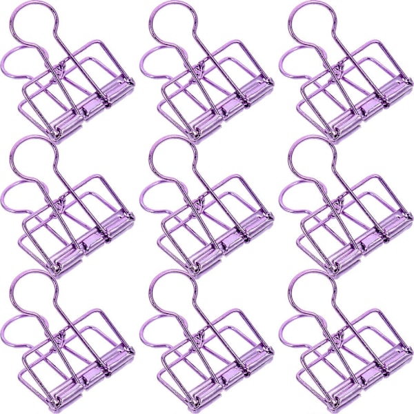 10 stk. Store Papirclips Dokumentklemmer Papirclips Skolekontorartikler
