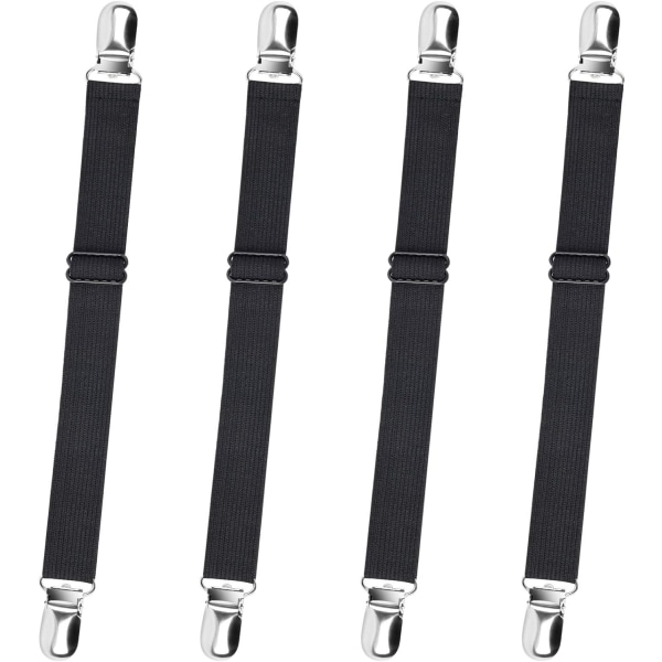 Sengespenne, 4 stk Justerbare Sengespenner Heavy Duty