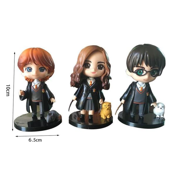 #3-pack Harry Potter Hogwarts figurmodeller#