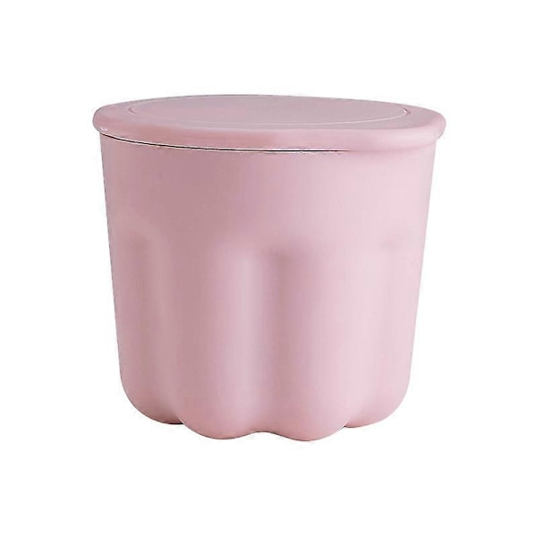2 kpl Meikkisiveltimien Puhdistaja, Silikoninen Meikkisiveltimien Puhdistusmatto, Kannettava Ilmakuivaustyyny, Pinkki, Sininen, 8*9.5cm