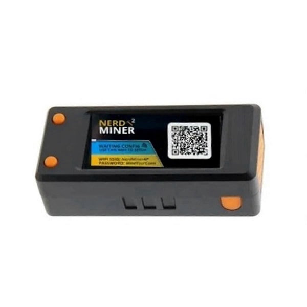 Nerd Miner V2.0 T-Display-S3 BTC Crypto Solo Lottery Nerdminer Miner LCD-skärm 78KH/S med Skal