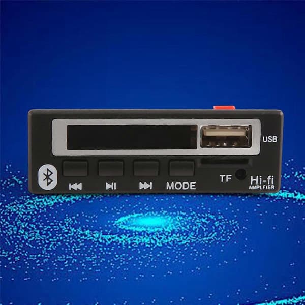 Fargeskjerm Bluetooth MP3 Dekoderkort Kortleser Bluetooth 5.0 Modul Multifunksjonelt Lydtilbehør