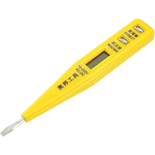 Spændingstester pen skruetrækker rør neon display slot kredsløbstest elektroprobe